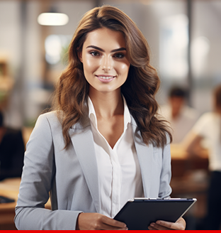 Early Careers Technology - Woman holding electronic tablet